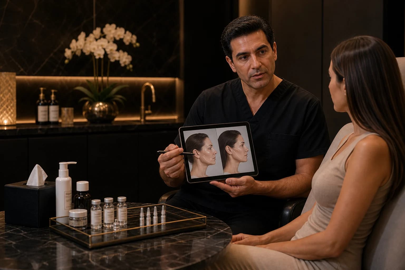 Photorealistic article image for PDO Thread Lift vs Surgical Facelift: Which Is Right for You? at Endless Beauty Clinic Dubai