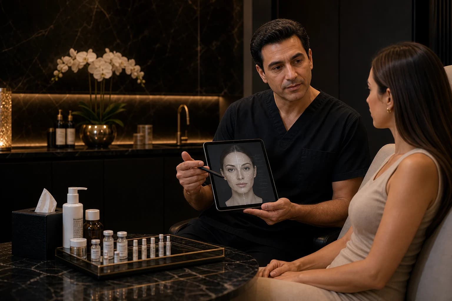 Photorealistic article image for What Is Facial Harmonization? Balancing Your Features the Medical Way at Endless Beauty Clinic Dubai