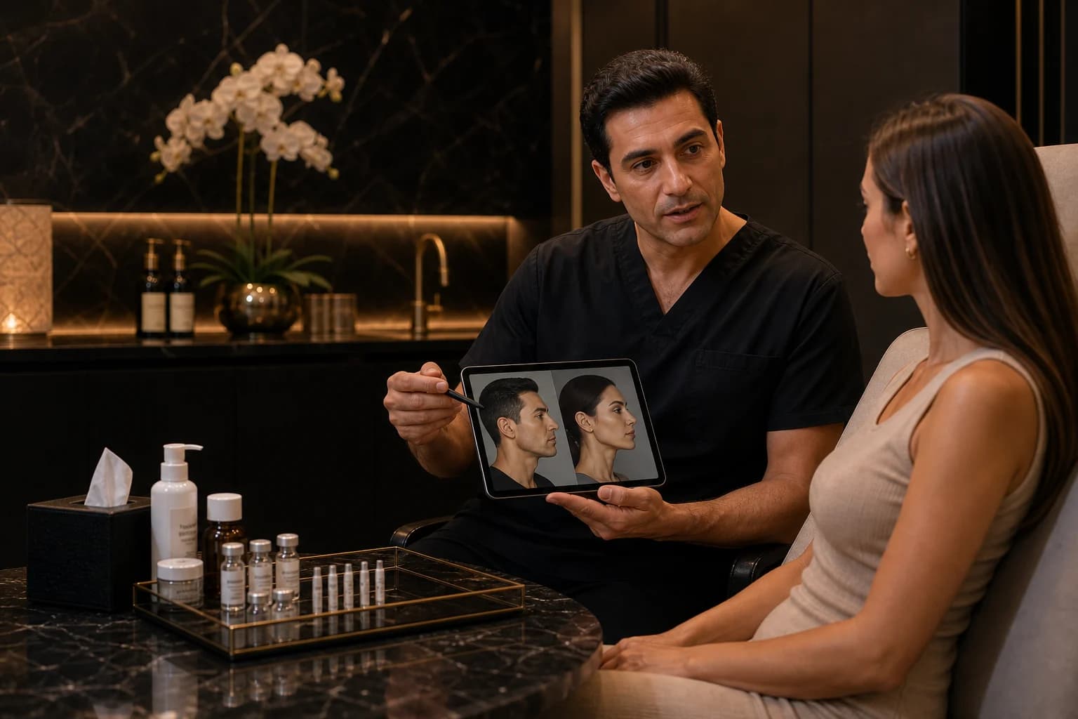 Photorealistic article image for Jawline Fillers for Men and Women: What to Expect at Endless Beauty Clinic Dubai