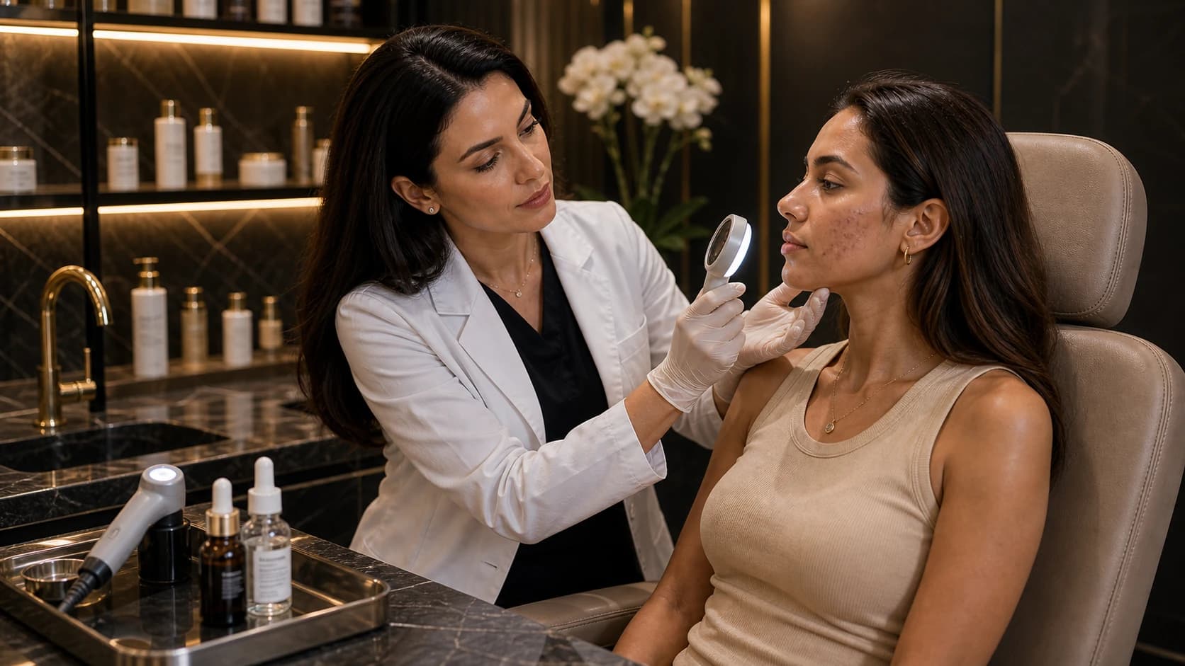 Photorealistic article image for Post-Inflammatory Hyperpigmentation (PIH): Dark Marks After Acne at Endless Beauty Clinic Dubai