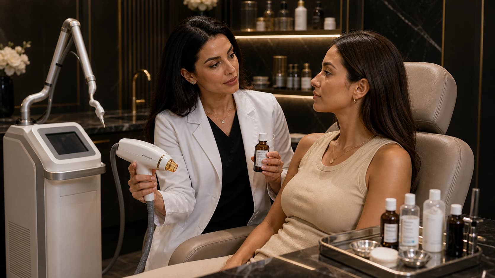 Photorealistic article image for Laser vs Chemical Peel for Pigmentation: Which Works Better? at Endless Beauty Clinic Dubai