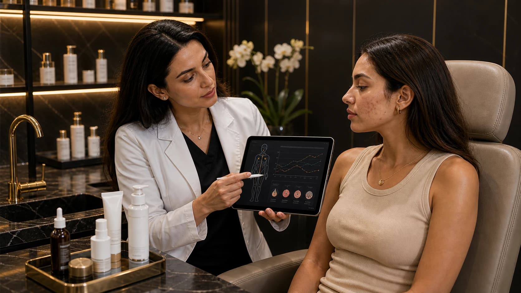 Photorealistic article image for Hormonal Acne: Signs, Causes and Treatment Options at Endless Beauty Clinic Dubai