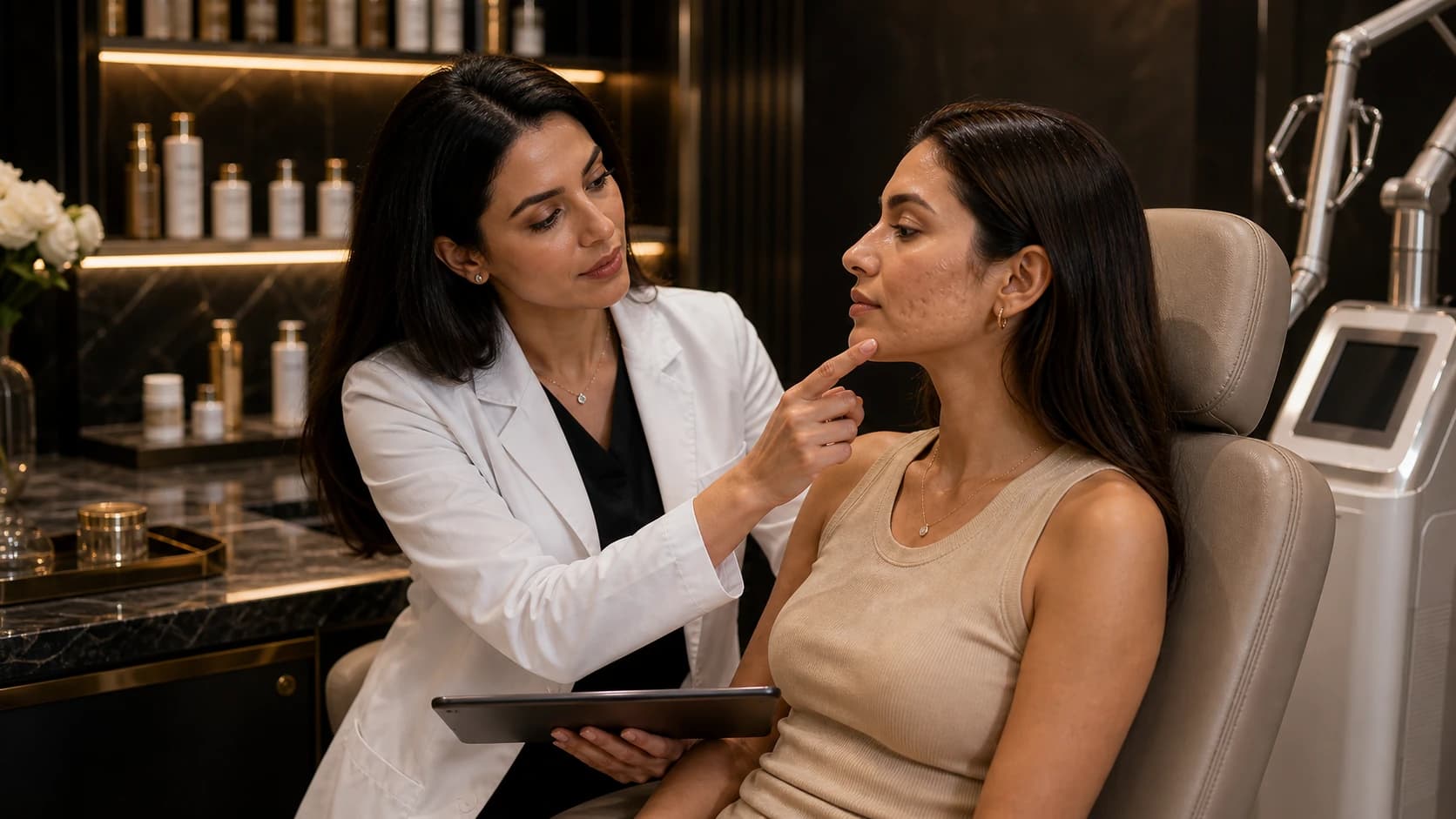 Photorealistic article image for How to Treat Acne Scars: Subcision, Microneedling, Laser and PRP at Endless Beauty Clinic Dubai