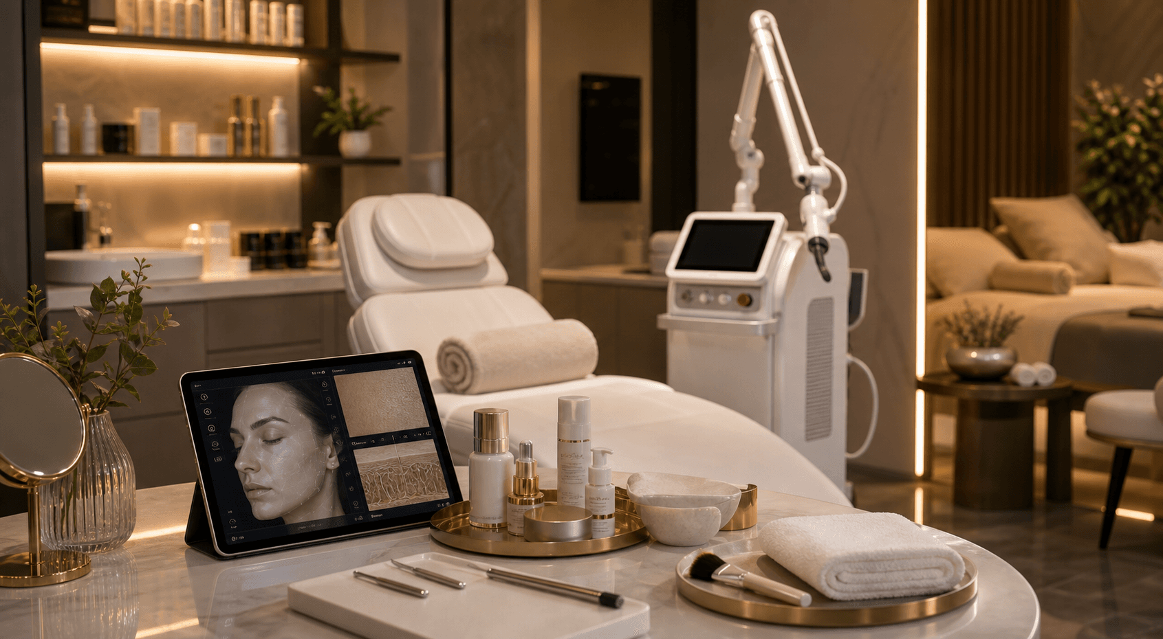 Medical facial appointment setup for Medical Facials vs Spa Facials in Dubai at Endless Beauty Clinic Dubai