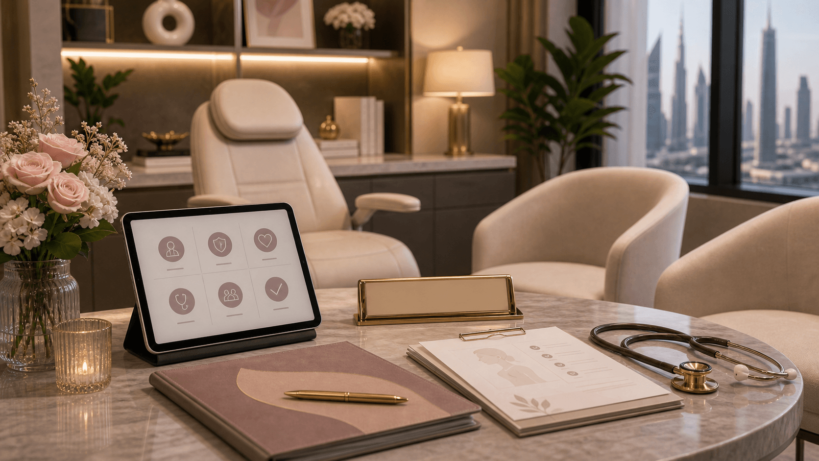Choosing a female gynecologist appointment setup at Endless Beauty Clinic Dubai