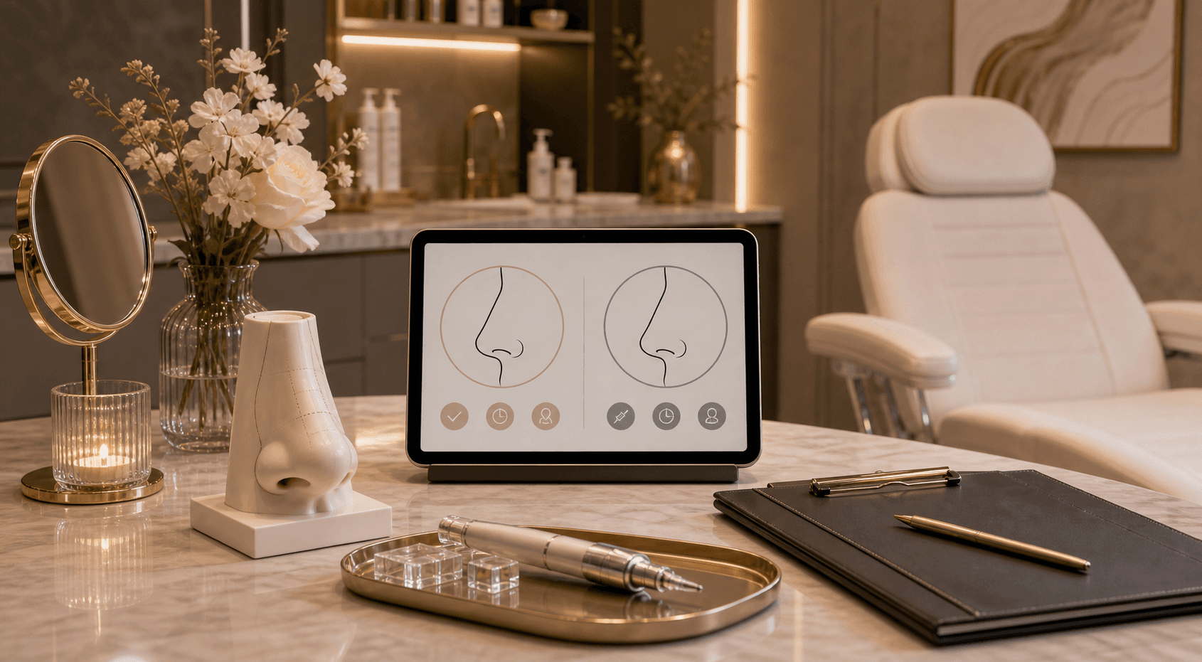 Surgical and non-surgical rhinoplasty planning appointment at Endless Beauty Clinic Dubai