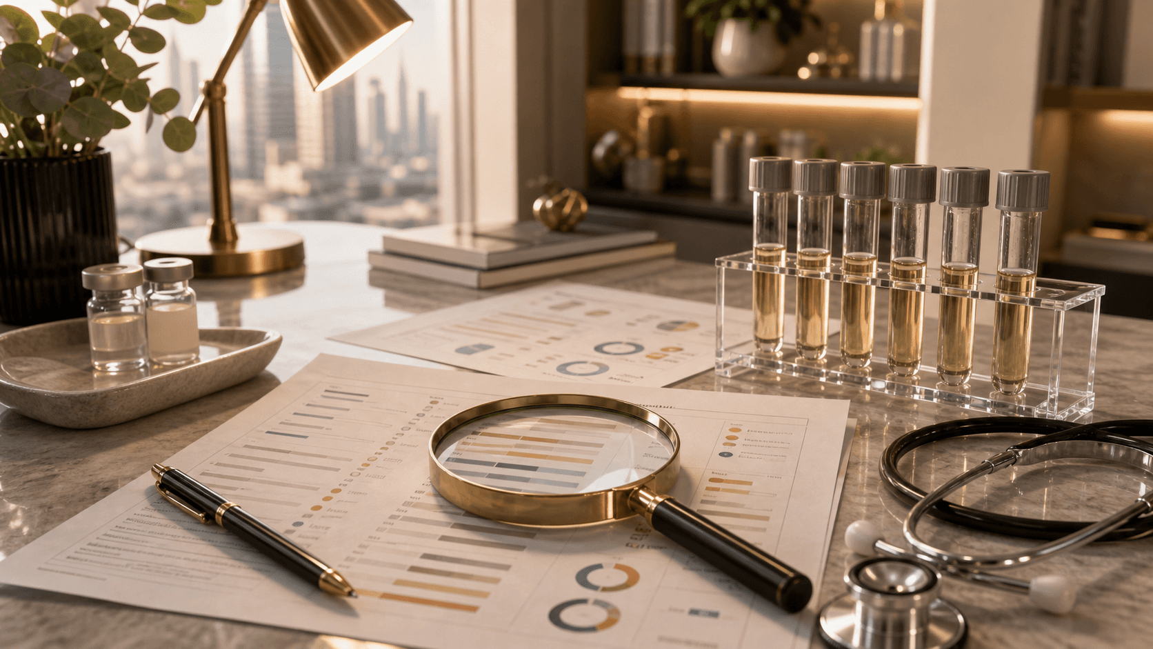 Blood test results interpretation setup at Endless Beauty Clinic Dubai