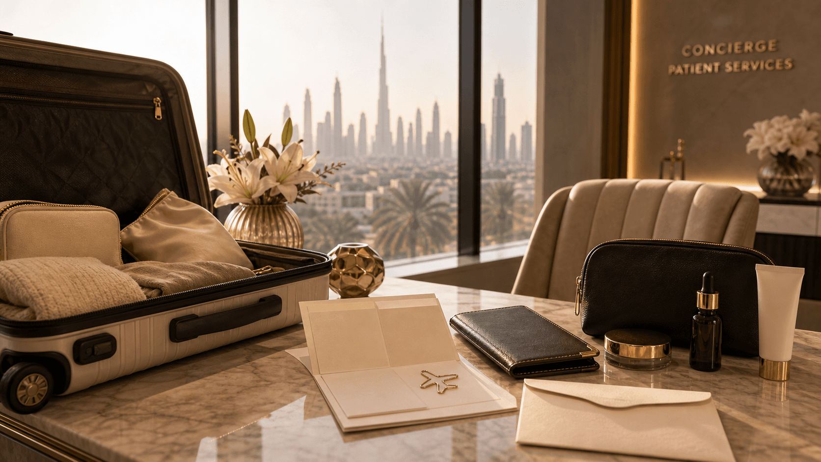 International patient travel planning setup for treatment in Dubai